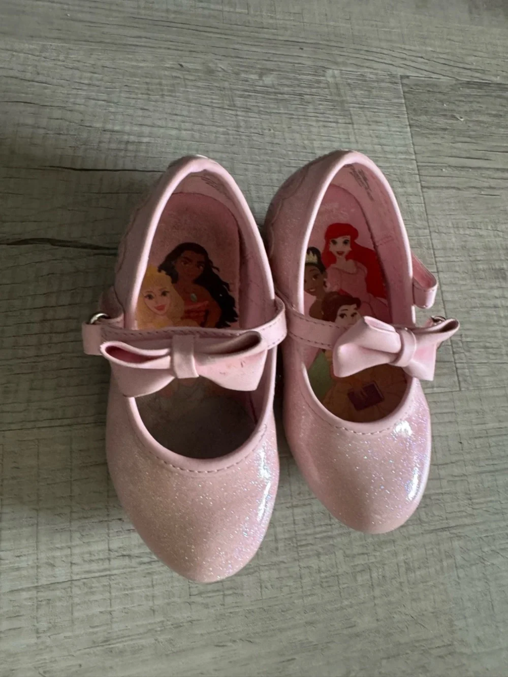 Toddler Girl Shoe Bundle Size 6 | Pink Glitter + Minnie Mouse| Dress & Play Set
